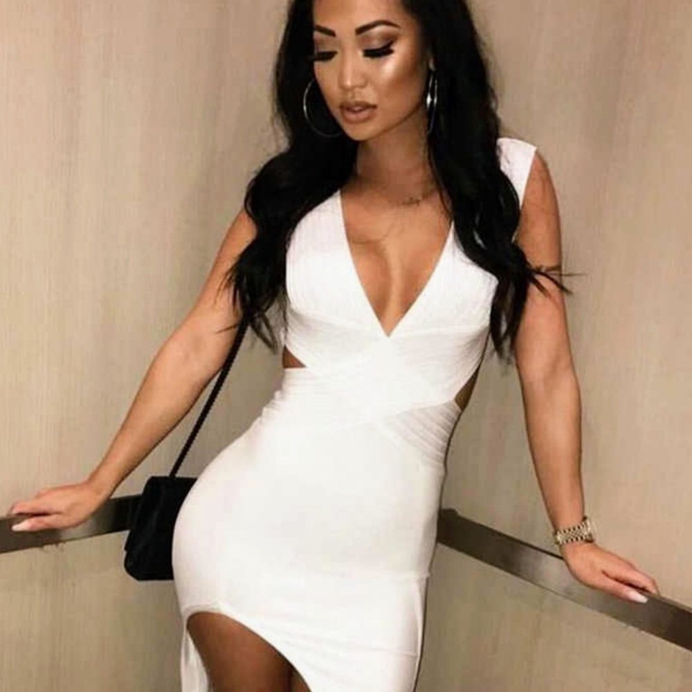 Brand New bandage Cut Out dress